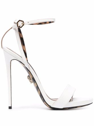 Philipp Plein high-heeled sandals - White