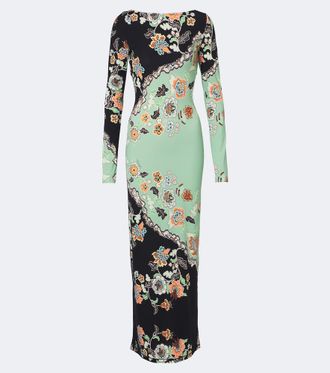 Roberto Cavalli Floral maxi dress