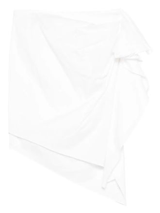 The Garment Minigonna Cyprus drappeggiata - Bianco