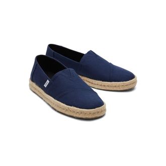 Toms Toms Alpargata Rope 2.0 100% Cotton Mens Navy Espadrilles material_cotton - Size UK 10