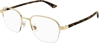 Montblanc Demo Square Mens Eyeglasses MB0341O 002 53