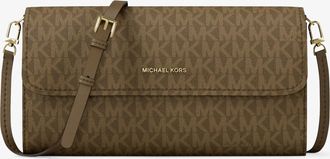 Michael Kors Jet Set Small Signature Logo Convertible Crossbody Bag