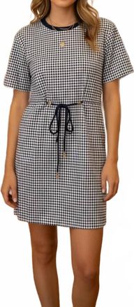 Entro Womens Polished & Pretty Dress In Navy