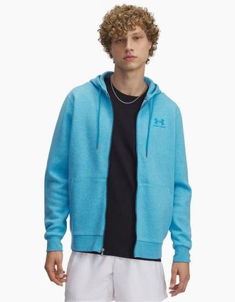Under Armour Mens Icon Full Zip Hoodie - Blue - Size: 44