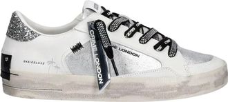 Crime London Dames, Schoenen, Wit, Maat: 39 EU Leer