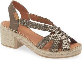 Toni Pons Doris Espadrille Sandal in Bronze at Nordstrom, Size 5.5-6Us