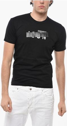 Dsquared2 Crew Neck TAPE Printed T-Shirt size S