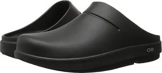 Oofos OOcloog Clog Shoes Black/Black : Mens 10 - Womens 12 Medium, Synthetic