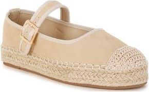 Rag & Co. Bolean Espadrille Mary Jane Flat in Beige at Nordstrom Rack, Size 10