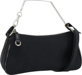 Dior Pre-owned Nylon Mini Bag - Dames - Vintage Mini Tas - Zwart - ONE Size - Nylon - Vintage