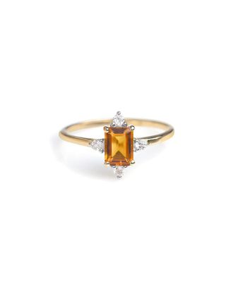 Tiramisu 10K 1.04 Ct. Tw. Gemstone Ring
