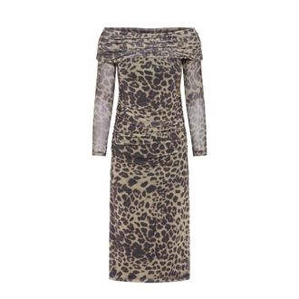 Ichi Maxi Jurken - Dames - Casual kleedjes - Veelkleurig - XS - Kleedjes