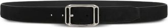 Tom Ford Cintura in pelle con fibbia rettangolare - Nero