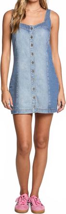 Saltwater Luxe Zira Mini Dress In Denim
