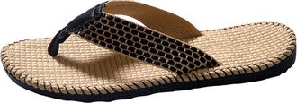 Generic 2026 Mens Slippers Men Summer Casual Outside Wear Beach Non Slip Breathable Flip Flops Clip Toes Big Size Flat Bottom Sandals (Brown, 6.5) (2)