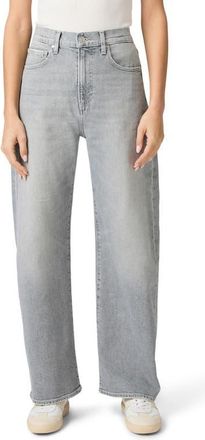 Paige Arellia High Waist Barrel Jeans in Smokescreen Grey at Nordstrom, Size 29