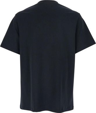 A.P.C. Mens Crew-Neck T-Shirt, Black Cotton Organic T-Shirts And Polos