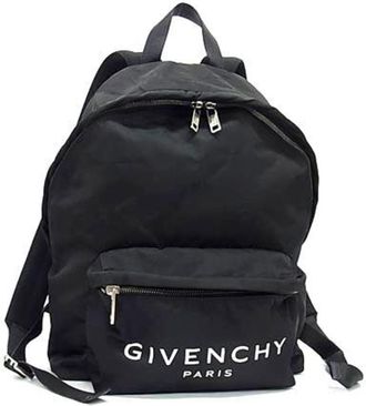 Givenchy Black Nylon Leather Backpack (Pre-Owned)