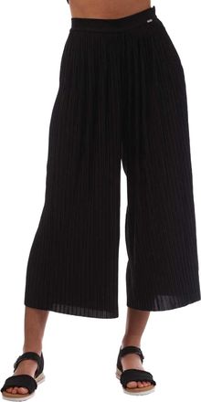 HUGO BOSS Hugo Dames/Dames Etamaia Plisse Broek (Zwart)