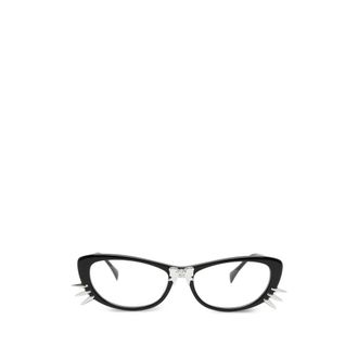 Yvmin Bowknot Kitten Whisker Cat-eye Glasses