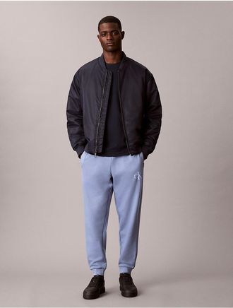 Calvin Klein Jeans Calvin Klein Mens Monologo Fleece Joggers - Blue - 2XL