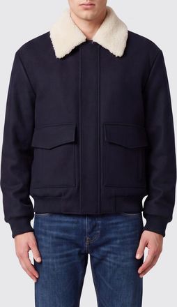 Balmain Wool and Cashmere Blend Bomber Jacket with Removable Fur Collar