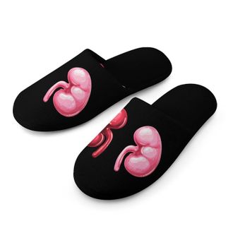 Generic Two Kidney Mens House Slippers Slip Indoor Slipper On Shoes Warm Outdoor