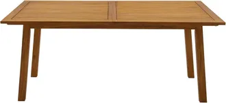 Miliboo Mesa De Jard&iacute;n Extensible De Madera Maciza 180-240 Cm Mayel