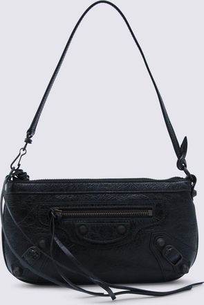 Balenciaga Black Leather Le City Small Crossbody Bag