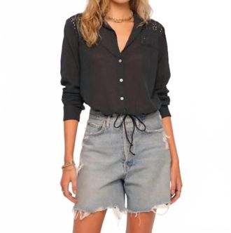 Heartloom Dennis Long Sleeve Shirt In Black