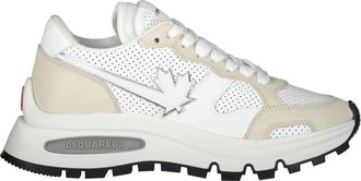 Dsquared2 Logo Detail Leather Sneakers