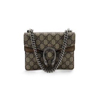Gucci Dionysus Gg Coated Canvas Brown Canvas Handbag (Pre-Owned)