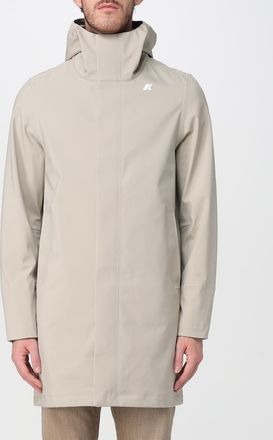 K-Way Impermeabile Thomas in neoprene con cappuccio K-way