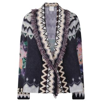 Forte_Forte El c&aacute;rdigan oversized jacquard The Highlands Garden - Knitwear - Mujer - Multicolor - S