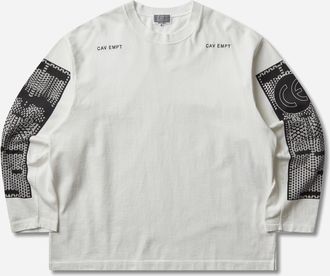 Cav Empt Men s MD Sitcon Heavy Longsleeve T-Shirt White