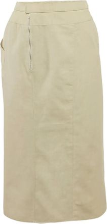 Chloé Gonna sartoriale in cotone - Toni neutri