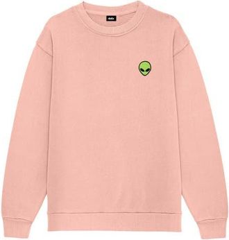 Dalix Alien Heavyweight Relaxed Mens Sweatshirt in Pink at Nordstrom, Size Xxx-Large