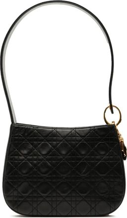 Dior 1997 Lambskin Cannage shoulder bag - Nero
