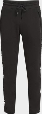 Moncler Men & apos;s Fleece Side-Logo Sweatpants