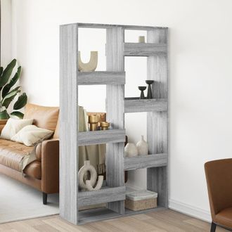 Berkfield Home Room Divider Grey Sonoma 100x33x175 cm Engineered Wood | Size: 100 x 33 x 175 cm