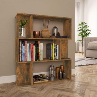 vidaXL Libreria/Divisorio Rovere Fumo 80x24x96 cm in Legno Multistrato - Vidaxl