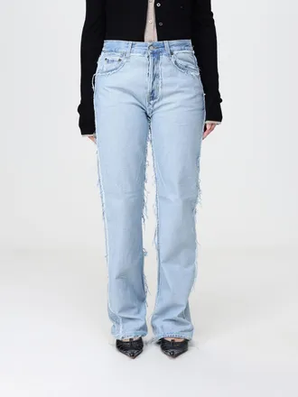 Acne Studios Jeans Woman color Blue
