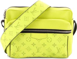 Louis Vuitton Outdoor Taigarama crossbodytas met monogram - Geel