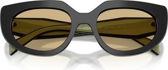 Prada Sunglasses, female, Black, Size: 53 MM Occhiali da Sole Prd02S