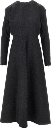 Victoria Beckham Wool Dolman midi dress Woman 10