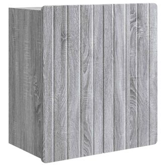 vidaXL Armario De Pared Sonoma Gris 59 X 31 X 64 Cm Vidaxl