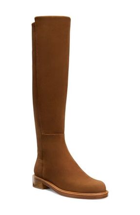 Stuart Weitzman 5050 Gisele Knee High Boot in Toasted Almond at Nordstrom, Size 7.5