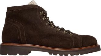 Scarosso Theodore Boot - Heren - Veterlaarzen - Bruin - 42 EU - Katoen - Schoenen