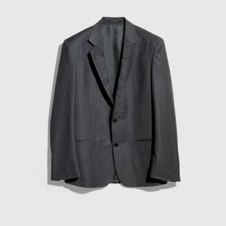 Gucci Pinstripe Wool Jacket, Black, Ready-to-wear