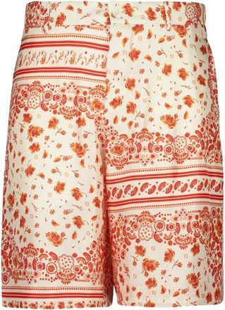 Fendi Bandana Silk Bermuda Shorts - Heren - Korte Broeken - Veelkleurig - M - Korte Broeken